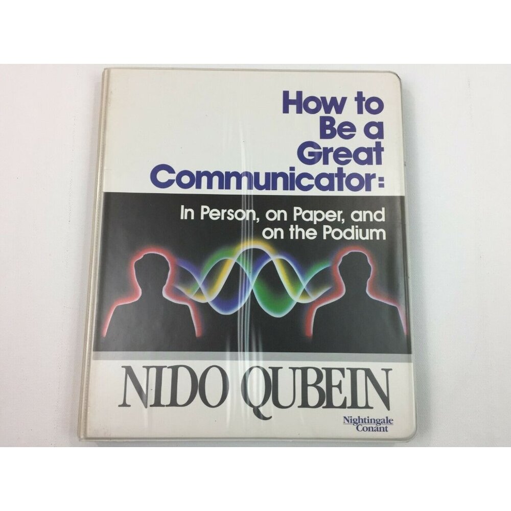 How To Be A Great Communicator Cassette Tape Set By Nido Qubein